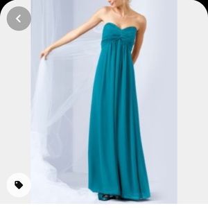 Strapless floor length dress